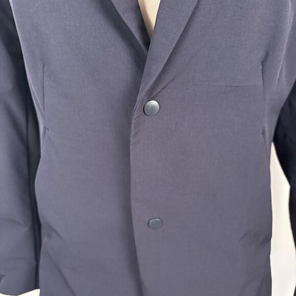Five Four FF.LA Womens Size Small Navy Blue Blazer Jacket Athleisure Full Snap - Picture 2 of 8